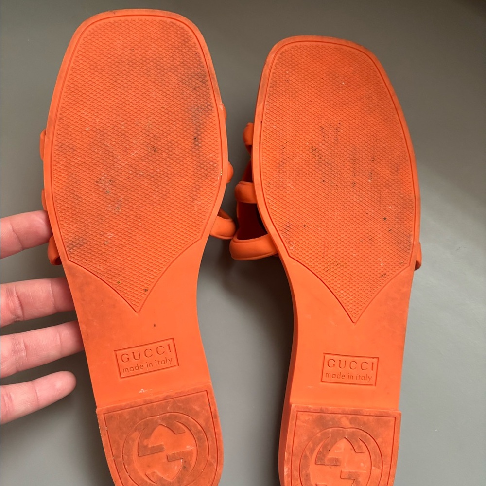 Gucci Rubber Sandals size 39 - Picture 5 of 5